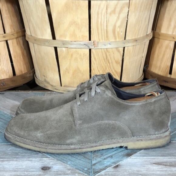 Allen Edmonds Southside Light Brown Suede Crepe Sole Oxfords Shoes Men Size 11.5 main image 4